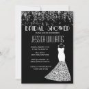 Search for glamour bridal shower invitations Bride