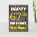 Search for 67th birthday cards 67 years old