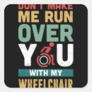 Search for run over stickers Wheelchair