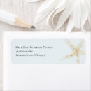 Search for seashell return address labels Elegant