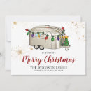 Search for vintage camper christmas cards Red