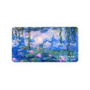 Search for water lilies return address labels Lily