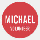 Recherche de ras autocollants Bénévole