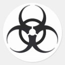 Search for biohazard stickers Black