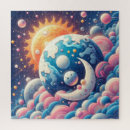 Search for sun and moon puzzles Space