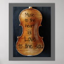 Recherche de violon posters Toile