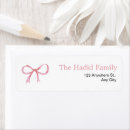 Search for winter games return address labels Pink