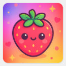 Search for kawaii strawberry stickers Cartoon