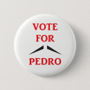 Search for vote for pedro buttons Red