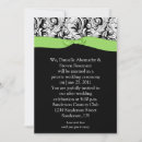 Search for black white damask wedding invitations Elegant