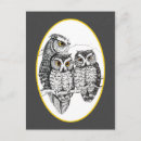 Recherche de famille de hibou cartes postales Hiboux