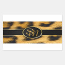 Recherche de spotter autocollants Empreinte de léopard