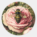 Search for vintage bee stickers Floral