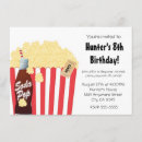 Recherche de popcorn invitations Film