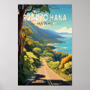Search for vintage hawaii posters Road to hana