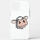 Search for cartoon cow iphone cases Black