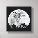 Search for full moon canvas prints Bats