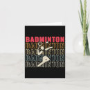 Search for badminton game cards Sporty