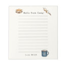 Search for camp stationery notepads Rustic