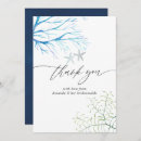 Search for beach bridal shower thank you cards Blue