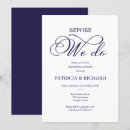 Search for blue rehearsal dinner invitations Modern