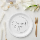 Search for she said yes plates Minimalist