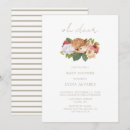 Recherche de deer baby shower invitations Floral