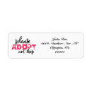 Search for adopt a pet return address labels Cats