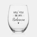 Recherche de will you be my bridesman Minimaliste