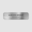 Recherche de silver name tags Employé