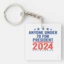 Search for funny election keychains President