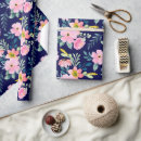Search for blush and navy wrapping paper Flowers