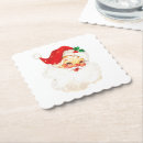 Search for vintage santa claus coasters Red