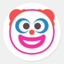 Search for clown face stickers Humour