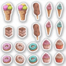 Recherche de desserts autocollants Nourriture