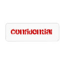 Search for top secret return address labels Private