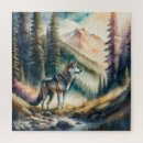 Search for forest puzzles Wolf
