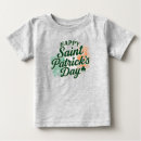 Search for shamrock baby shirts Green