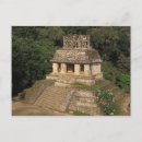 Recherche de temple maya cartes postales Palenque