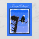 Search for bald eagle christmas cards Snow
