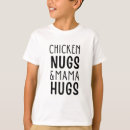 Search for chicken nuggets kids tshirts Funny