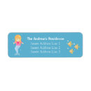 Search for the little mermaid return address labels Ocean