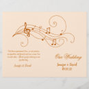 Search for music wedding programs Musical notes