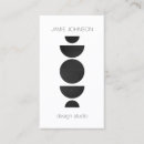 Search for moon design business cards Minimalist