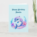 Search for aquarium birthday cards Dolphin