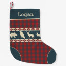 Search for animals christmas stockings Rustic