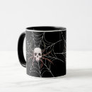 Search for spooky skull mugs Black and white