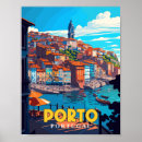 Search for vintage portugal travel posters Illustration