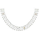 Search for green and white bunting flags Elegant