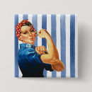 Search for vintage political buttons Women